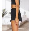 imageAnotherChill Womens Low Waist Micro Mini Skorts Skirt with Builtin Shorts Sexy Stretch Black Skirts Basic Summer OutfitsBlack