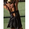 imageAnotherChill Womens Tennis Dress Builtin Bra ampamp Matching Shorts Pockets Workout Dresses Athletic Outfits Cut Out Two PieceBlack