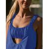 imageAnotherChill Womens Tennis Dress Builtin Bra ampamp Matching Shorts Pockets Workout Dresses Athletic Outfits Cut Out Two PieceBlue