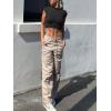 imageWomens Backless TShirts Y2K Crop Top Solid Casual Short Sleeve Sexy Vintage Cut Out 2023 Summer FashionBlack