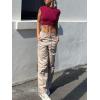 imageWomens Backless TShirts Y2K Crop Top Solid Casual Short Sleeve Sexy Vintage Cut Out 2023 Summer FashionRed
