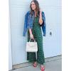 imageWomens Smocked Jumpsuits Casual Loose Sleeveless Wide Leg Long Pant Rompers Dressy One Piece Beach Vacation OutfitsPattern1