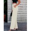 imageWomens Wide Leg Dress Pants High Waisted Business Casual Trousers Dressy Work Office Pants with PocketsBeige