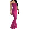 imageAnotherChill Womens Casual Lounge Slip Long Dress Sexy Sleeveless Backless Bodycon Maxi Dresses 2025 Summer Slim ElegantRose