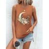 imageSleeveless Tank Tops for Women 2025 Summer Casual Blouses Graphic Tees Loose Fit Crewneck Vacation Outfits ShirtsPattern1