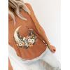 imageSleeveless Tank Tops for Women 2025 Summer Casual Blouses Graphic Tees Loose Fit Crewneck Vacation Outfits ShirtsPattern1