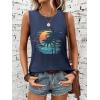imageSleeveless Tank Tops for Women 2025 Summer Casual Blouses Graphic Tees Loose Fit Crewneck Vacation Outfits ShirtsPattern10