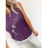 imageSleeveless Tank Tops for Women 2025 Summer Casual Blouses Graphic Tees Loose Fit Crewneck Vacation Outfits ShirtsPattern11