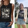 imageSleeveless Tank Tops for Women 2025 Summer Casual Blouses Graphic Tees Loose Fit Crewneck Vacation Outfits ShirtsPattern14