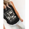 imageSleeveless Tank Tops for Women 2025 Summer Casual Blouses Graphic Tees Loose Fit Crewneck Vacation Outfits ShirtsPattern14