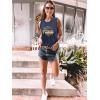 imageSleeveless Tank Tops for Women 2025 Summer Casual Blouses Graphic Tees Loose Fit Crewneck Vacation Outfits ShirtsPattern2