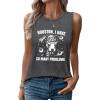imageSleeveless Tank Tops for Women 2025 Summer Casual Blouses Graphic Tees Loose Fit Crewneck Vacation Outfits ShirtsPattern3
