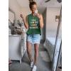 imageSleeveless Tank Tops for Women 2025 Summer Casual Blouses Graphic Tees Loose Fit Crewneck Vacation Outfits ShirtsPattern4
