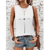 imageSleeveless Tank Tops for Women 2025 Summer Casual Blouses Graphic Tees Loose Fit Crewneck Vacation Outfits ShirtsPattern5