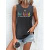 imageSleeveless Tank Tops for Women 2025 Summer Casual Blouses Graphic Tees Loose Fit Crewneck Vacation Outfits ShirtsPattern6