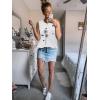 imageSleeveless Tank Tops for Women 2025 Summer Casual Blouses Graphic Tees Loose Fit Crewneck Vacation Outfits ShirtsPattern7