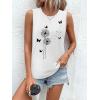 imageSleeveless Tank Tops for Women 2025 Summer Casual Blouses Graphic Tees Loose Fit Crewneck Vacation Outfits ShirtsPattern7