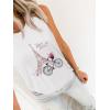 imageSleeveless Tank Tops for Women 2025 Summer Casual Blouses Graphic Tees Loose Fit Crewneck Vacation Outfits ShirtsPattern8