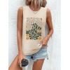 imageSleeveless Tank Tops for Women 2025 Summer Casual Blouses Graphic Tees Loose Fit Crewneck Vacation Outfits ShirtsPattern9