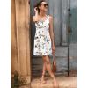 imageSummer Dresses for Women 2025 Sleeveless Floral Boho Swimsuit Cover Ups Casual Button Beach Vacation Tank SundressesPattern1