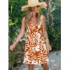 imageSummer Dresses for Women 2025 Sleeveless Floral Boho Swimsuit Cover Ups Casual Button Beach Vacation Tank SundressesPattern10