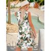 imageSummer Dresses for Women 2025 Sleeveless Floral Boho Swimsuit Cover Ups Casual Button Beach Vacation Tank SundressesPattern11