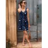 imageSummer Dresses for Women 2025 Sleeveless Floral Boho Swimsuit Cover Ups Casual Button Beach Vacation Tank SundressesPattern12