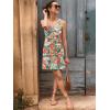 imageSummer Dresses for Women 2025 Sleeveless Floral Boho Swimsuit Cover Ups Casual Button Beach Vacation Tank SundressesPattern2