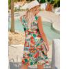 imageSummer Dresses for Women 2025 Sleeveless Floral Boho Swimsuit Cover Ups Casual Button Beach Vacation Tank SundressesPattern2