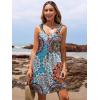 imageSummer Dresses for Women 2025 Sleeveless Floral Boho Swimsuit Cover Ups Casual Button Beach Vacation Tank SundressesPattern4