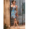 imageSummer Dresses for Women 2025 Sleeveless Floral Boho Swimsuit Cover Ups Casual Button Beach Vacation Tank SundressesPattern4