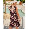 imageSummer Dresses for Women 2025 Sleeveless Floral Boho Swimsuit Cover Ups Casual Button Beach Vacation Tank SundressesPattern5