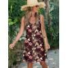imageSummer Dresses for Women 2025 Sleeveless Floral Boho Swimsuit Cover Ups Casual Button Beach Vacation Tank SundressesPattern5