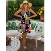 imageSummer Dresses for Women 2025 Sleeveless Floral Boho Swimsuit Cover Ups Casual Button Beach Vacation Tank SundressesPattern6