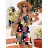 imageSummer Dresses for Women 2025 Sleeveless Floral Boho Swimsuit Cover Ups Casual Button Beach Vacation Tank SundressesPattern6