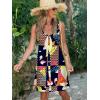 imageSummer Dresses for Women 2025 Sleeveless Floral Boho Swimsuit Cover Ups Casual Button Beach Vacation Tank SundressesPattern6