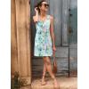 imageSummer Dresses for Women 2025 Sleeveless Floral Boho Swimsuit Cover Ups Casual Button Beach Vacation Tank SundressesPattern8