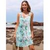 imageSummer Dresses for Women 2025 Sleeveless Floral Boho Swimsuit Cover Ups Casual Button Beach Vacation Tank SundressesPattern8