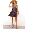 imageWomens Floral Summer Mini Dresses Ruffle Straps Boho Tiered Babydoll Tank Sundress Beach Vacation Short DressesPattern6
