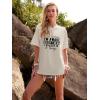 imageWomens Oversized T Shirts Graphic Tees Summer Short Sleeve Casual Loose Crewneck Basic Tunic Tops Trendy 2025Beige