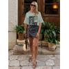imageWomens Oversized T Shirts Graphic Tees Summer Short Sleeve Casual Loose Crewneck Basic Tunic Tops Trendy 2025Green