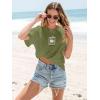 imageWomens Oversized T Shirts Graphic Tees Summer Short Sleeve Casual Loose Crewneck Basic Tunic Tops Trendy 2025Green1