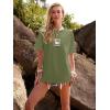 imageWomens Oversized T Shirts Graphic Tees Summer Short Sleeve Casual Loose Crewneck Basic Tunic Tops Trendy 2025Green1