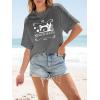 imageWomens Oversized T Shirts Graphic Tees Summer Short Sleeve Casual Loose Crewneck Basic Tunic Tops Trendy 2025Grey2