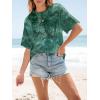 imageWomens Oversized T Shirts Graphic Tees Summer Short Sleeve Casual Loose Crewneck Basic Tunic Tops Trendy 2025Teal
