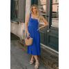 imageWomens Sleeveless Summer Dress Scoop Neck Casual Loose Flowy Midi Sundresses Tank Fit ampamp Flare Beach Vacation DressBlue
