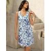 imageWomens Summer Dress 2025 Sleeveless Floral Boho Sundress Swimsuit Coverup Casual Loose Beach Vacation Tank DressesFloral 10