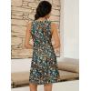 imageWomens Summer Dress 2025 Sleeveless Floral Boho Sundress Swimsuit Coverup Casual Loose Beach Vacation Tank DressesFloral 11
