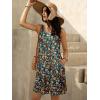 imageWomens Summer Dress 2025 Sleeveless Floral Boho Sundress Swimsuit Coverup Casual Loose Beach Vacation Tank DressesFloral 11