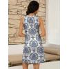 imageWomens Summer Dress 2025 Sleeveless Floral Boho Sundress Swimsuit Coverup Casual Loose Beach Vacation Tank DressesFloral 14